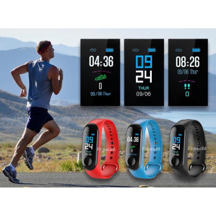 F86 MURAH M3 Smartband Smartwatch Waterproof iP67 Bluetooth Wrist Watch