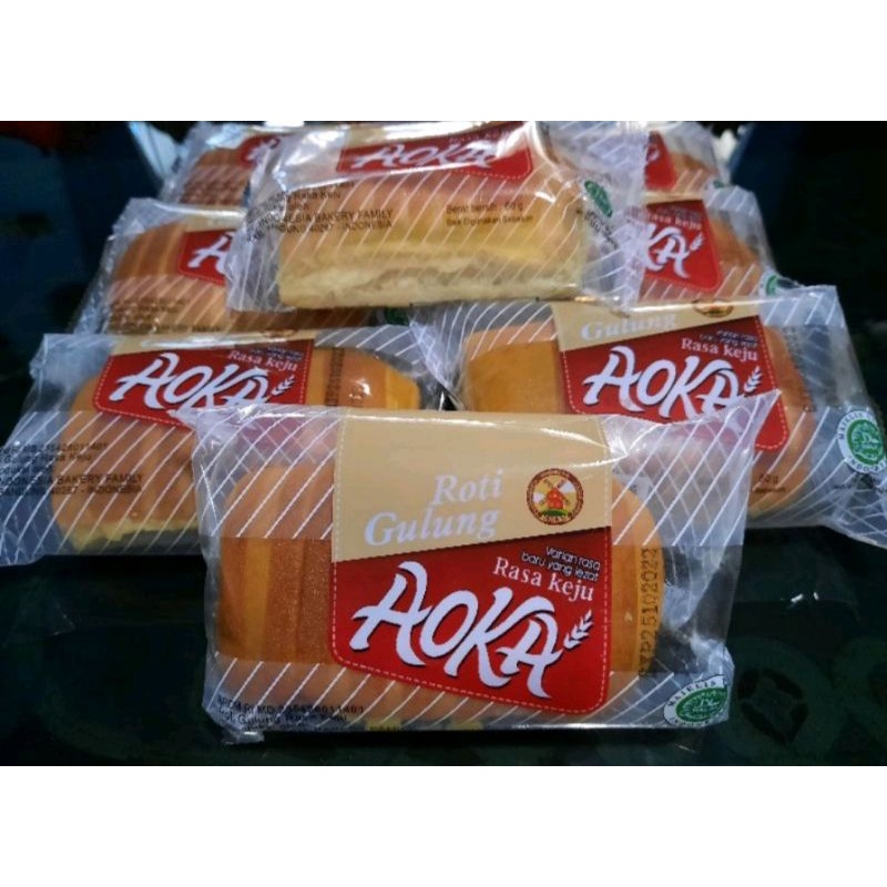 Roti Gulung Aoka Rasa Keju