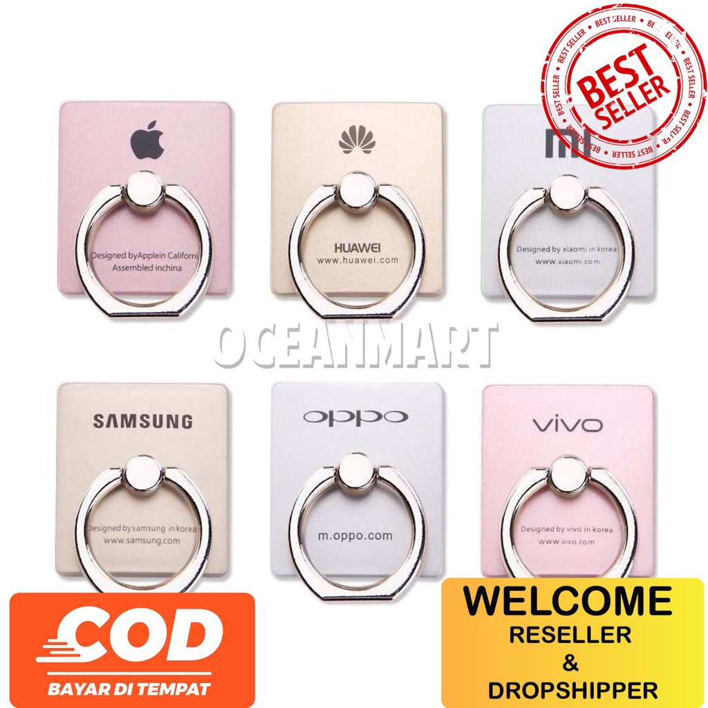 iRing Branded Ring Stand Holder Cincin Hp OCEANMART OCEAN MART Aksesoris Handphone HP Murah Grosir