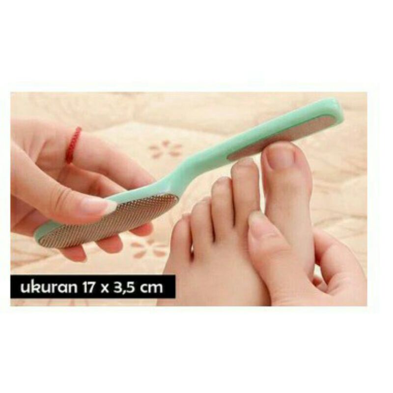 pembersih kapalan alat gosok kaki stainless