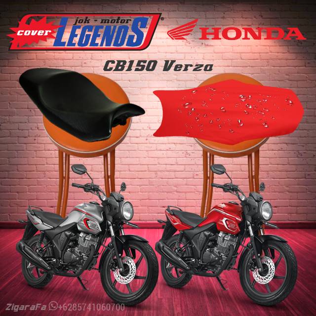 Cover Jok CB150 VERZA Anti Air / Sarung Mantel Jok Aksesoris Motor