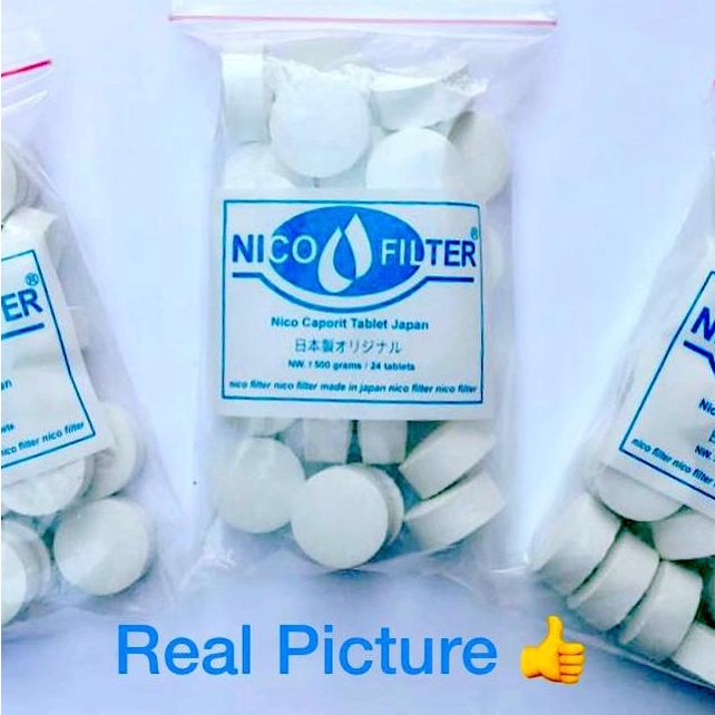 Klorin - Chlorine - Kaporit Tablet Filter Air - Penjernih Air Nico