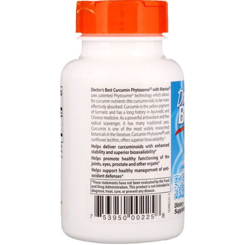 Dr Best Curcumin Phytosome Meriva 500 mg (60 Veg) Doctor Best Curcumin