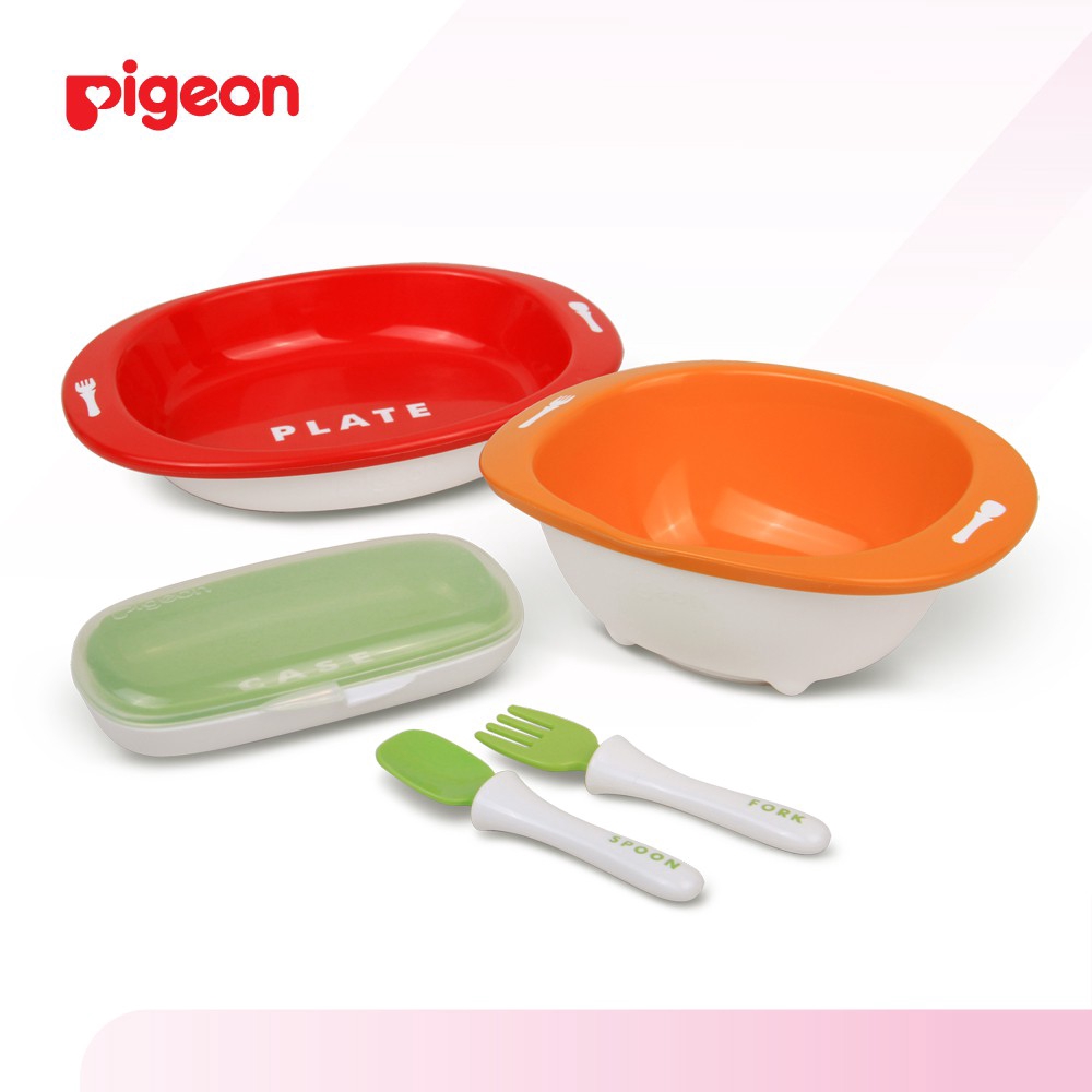 MAK220 FEEDING SET PIGEON DO IT MYSELF BABY CUTLERY SET