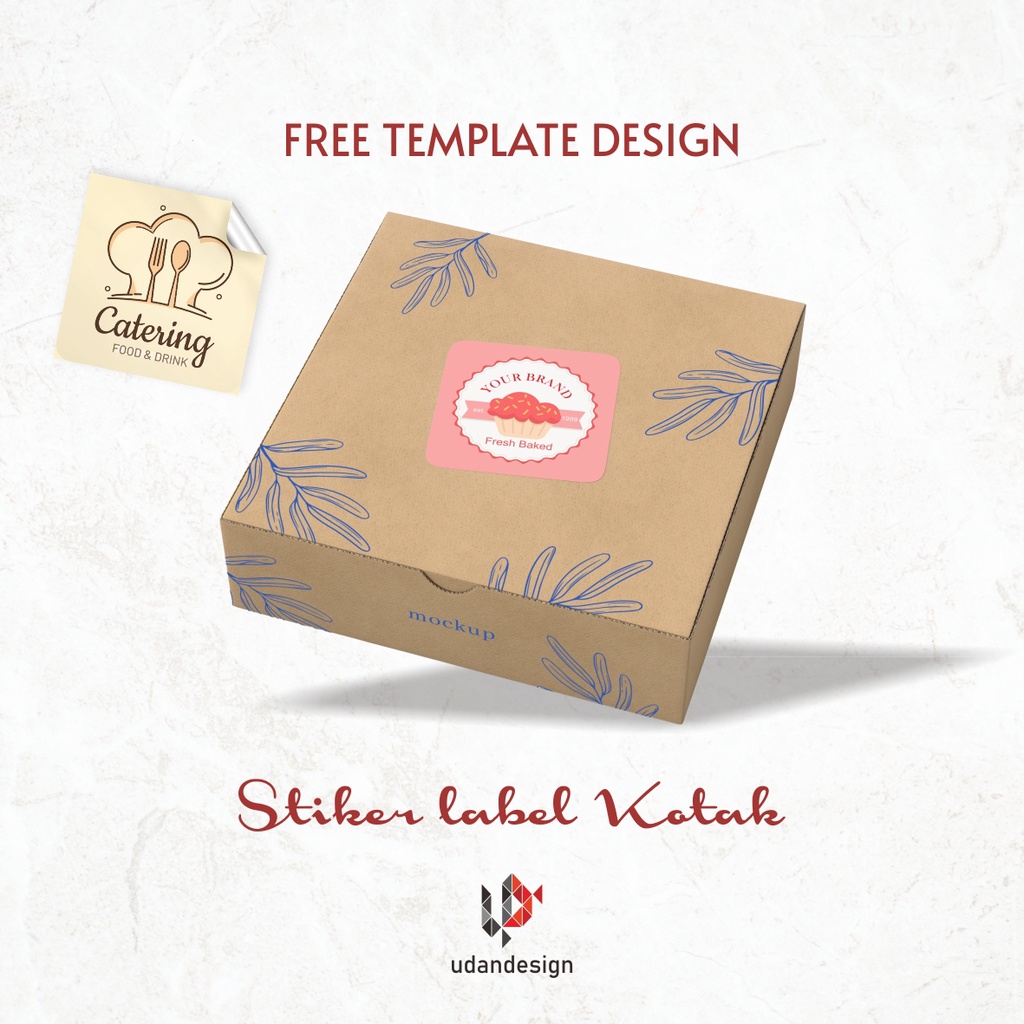 

CETAK STIKER KEMASAN / LABEL KOTAK / LABEL NAMA / LABEL KEMASAN MAKANAN / FREE TEMPLATE DESIGN