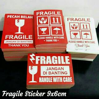 Stiker Fragile Pecah Belah Jangan Di banting Sarana Stiker Fragile Pecah Belah Jangan Di banting Sarana