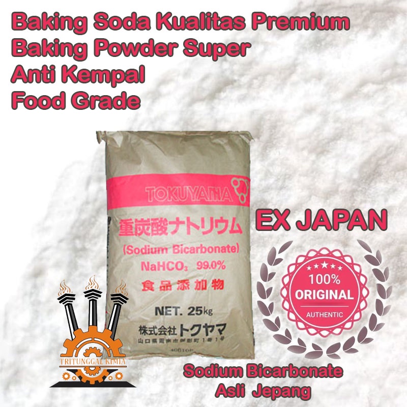 

Baking Soda / Sodium Bicarbonate / Soda Kue Tokuyama Asli Jepang Baking Powder Anti Kempal Ex Japan Kualitas Super