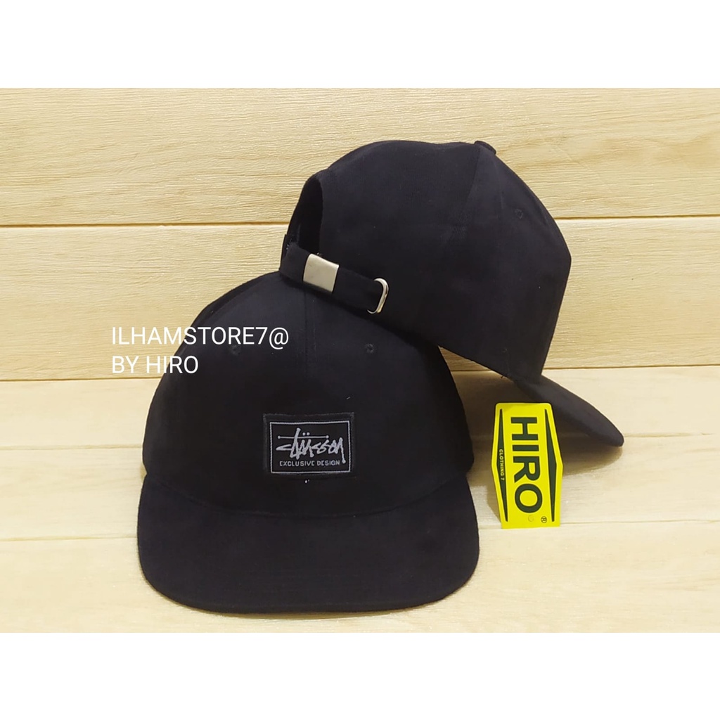 (COD)Topi Snapback Bordir Stussy New Model/Topi Distro Keren/Topi Distro Terlaris