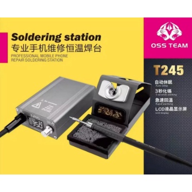 Solder Station OSS Team T245 Stasiun Solder 130W LCD Digital Display New Model