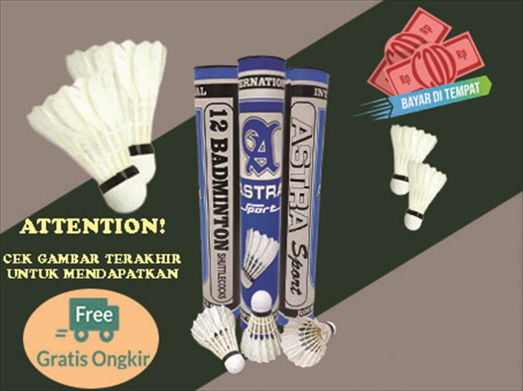 Shuttlecock Astra / Kok  BADMINTON / BULU TANGKIS BERKUALITAS