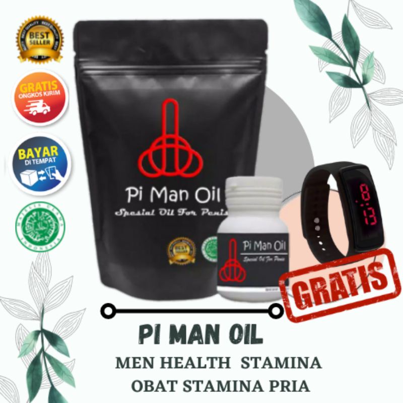 -PI MAN OIL- SOFTGELLS PELUMAS 100% ORIGINAL
