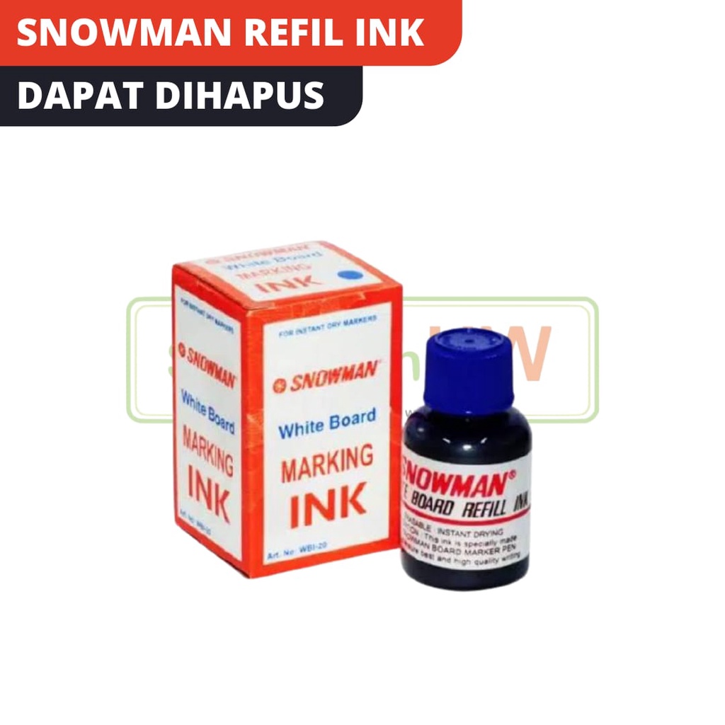 

SNOWMAN TINTA ISI ULANG / REFIL DAPAT DIHAPUS