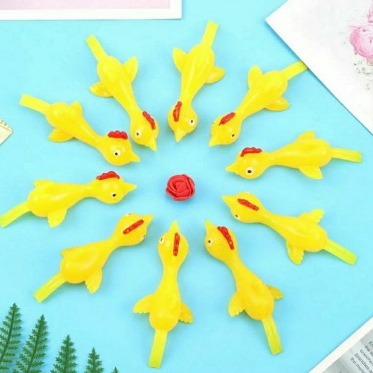 Mainan Anak Tembak Ketapel Ayam Terbang Lucu Finger Toys