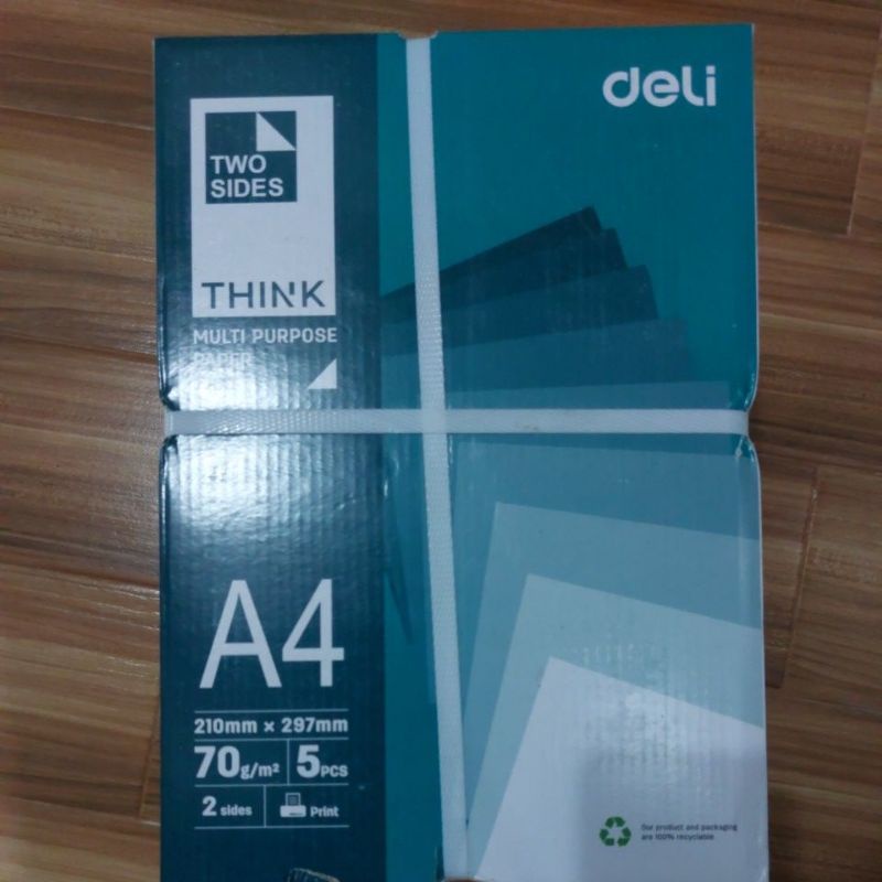 

kertasA4 deli 70gram think