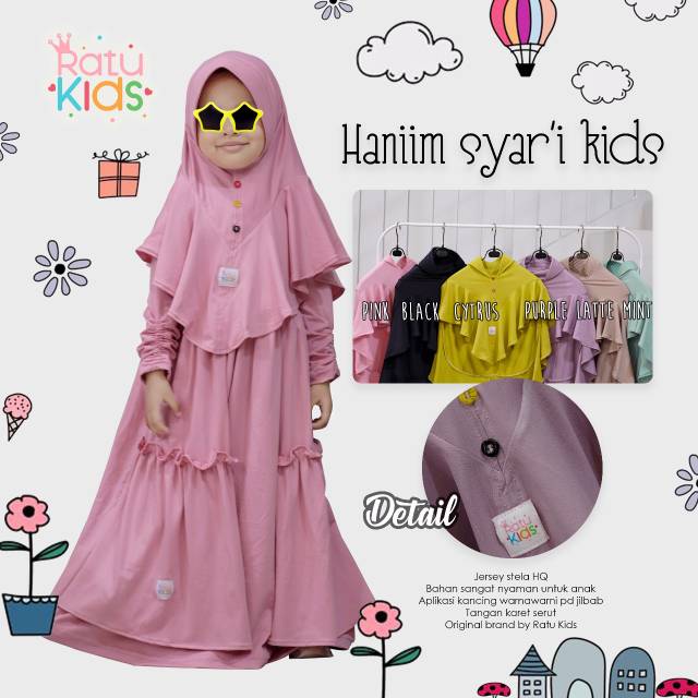 Haniim Syari Kids ori Ratu