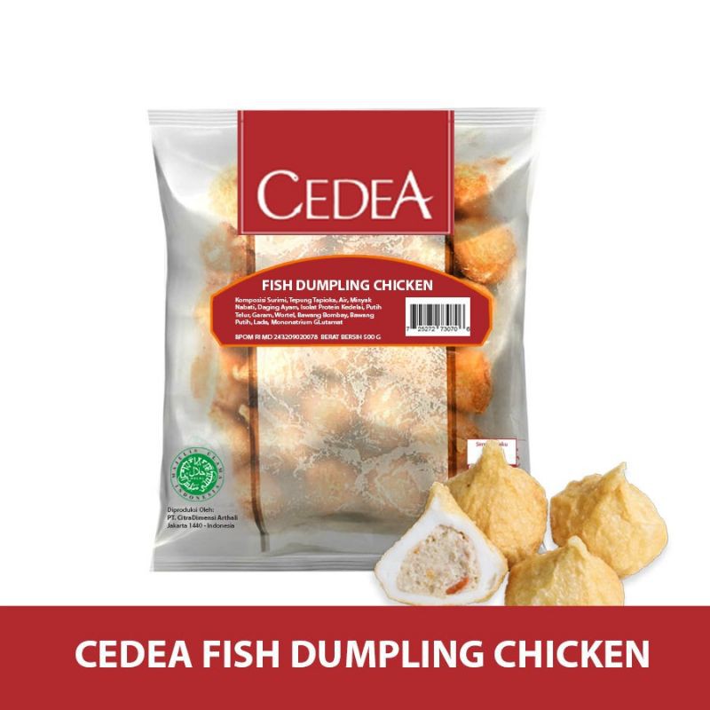 

cedea fish dumpling chicken 500gr