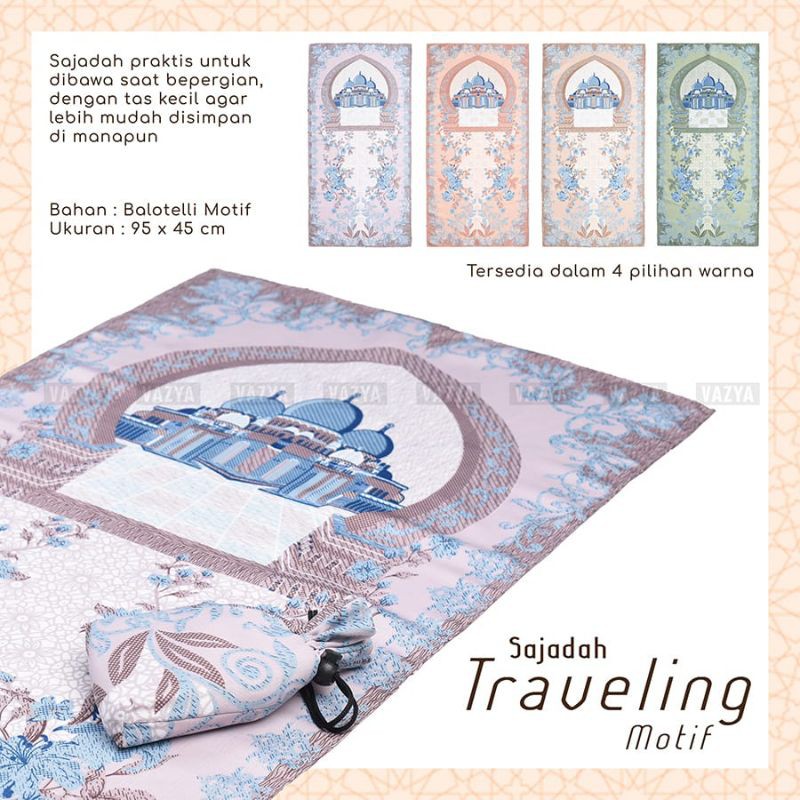 Sajadah Traveling Motif