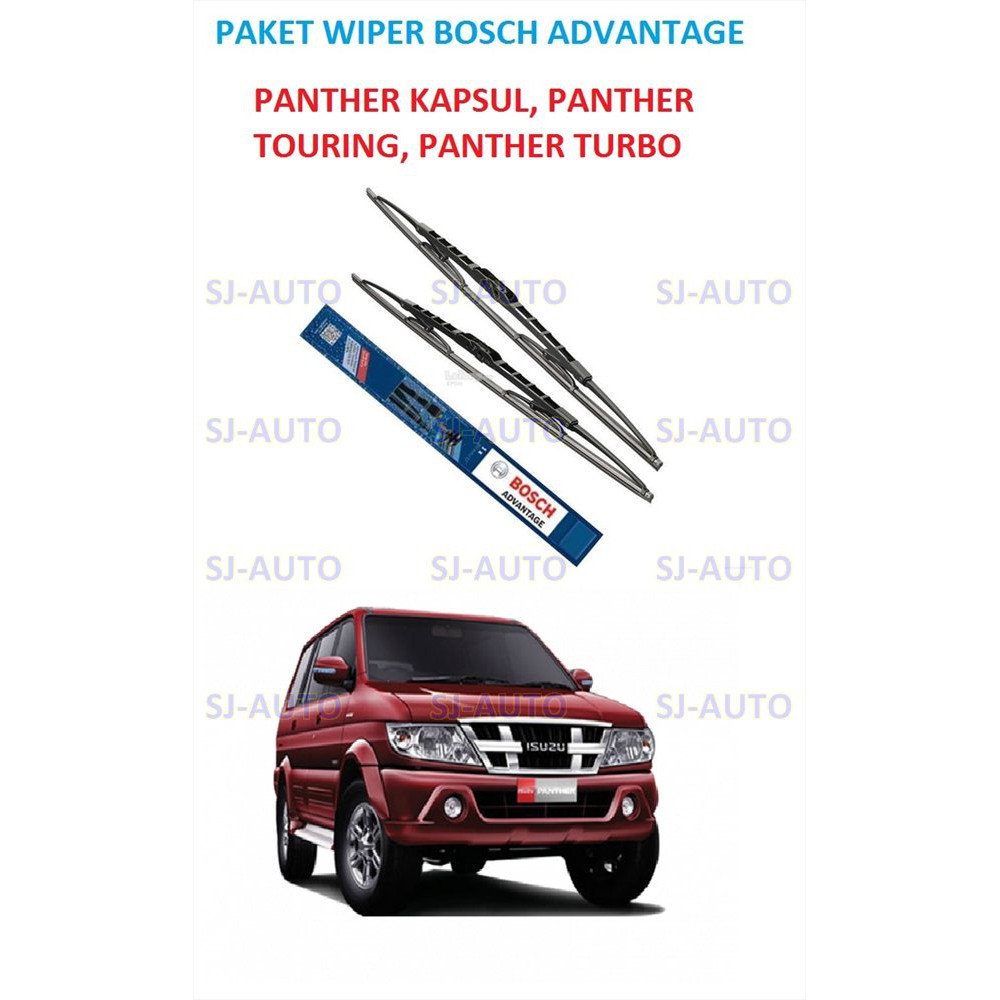 Sepasang Wiper Bosch Advantage Panther Kapsul