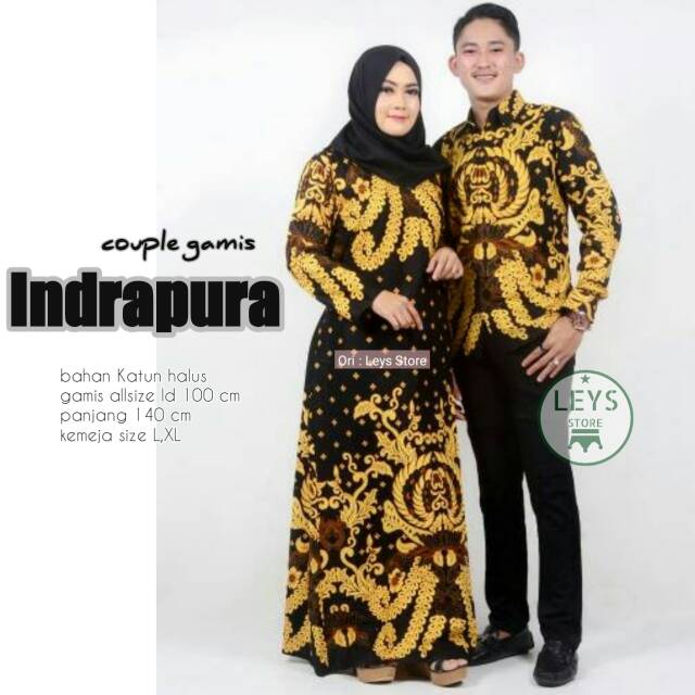 Batik couple suami istri Indrapura Cp