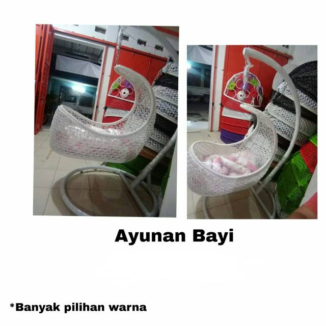 Kursi Ayunan Bayi / Kursi Rotan Gantung *Lotus Furniture*