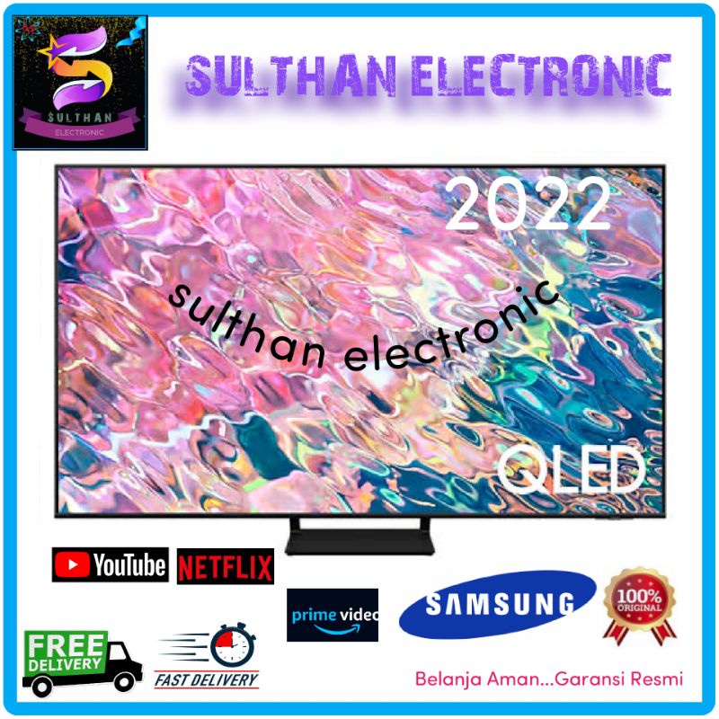 SAMSUNG QLED 50Q60B CRYSTAL UHD 4K SMART LED TV 50 INCH | QA50Q60B NEW MODEL 2022