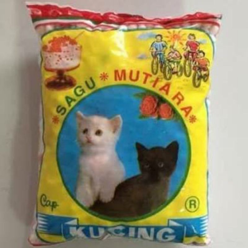 

Sagu Mutiara cap Kucing 100 gram