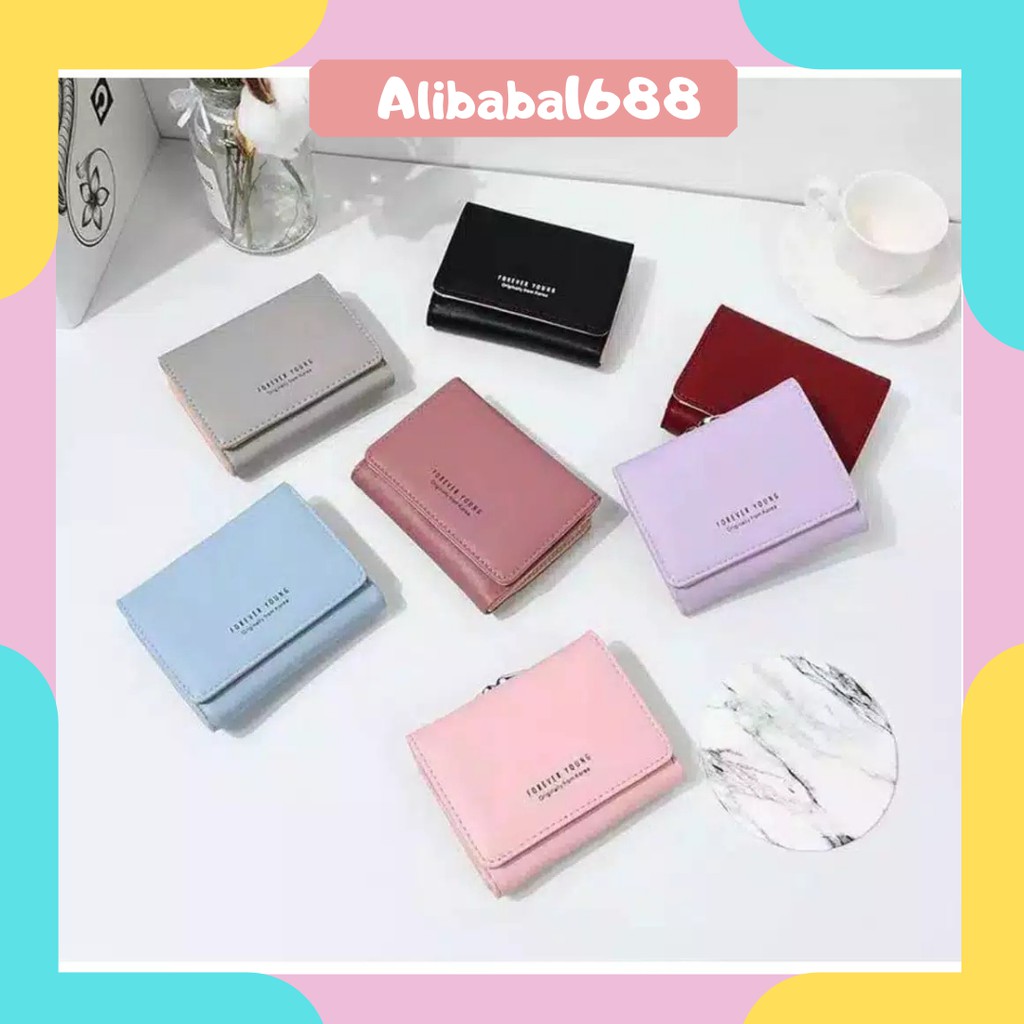 *ALIBABA1688*COD Dompet Impor Wanita Import Dompet Mini F6 Real Pict Dompet Lipat C5