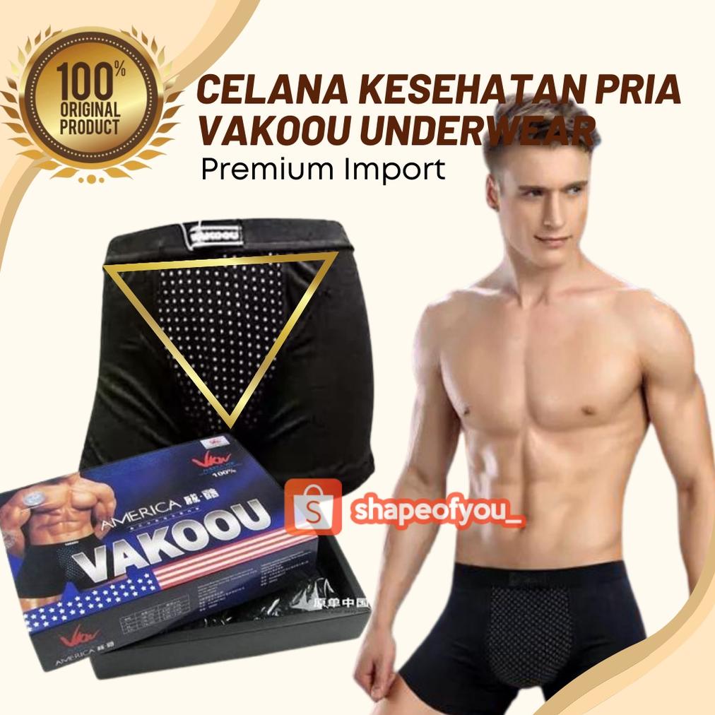 CD Pria Dewasa Celana Dalam Kesehatan Pria Laki-laki Magnetic Vakoou Man Original Men Boxer Size Kec