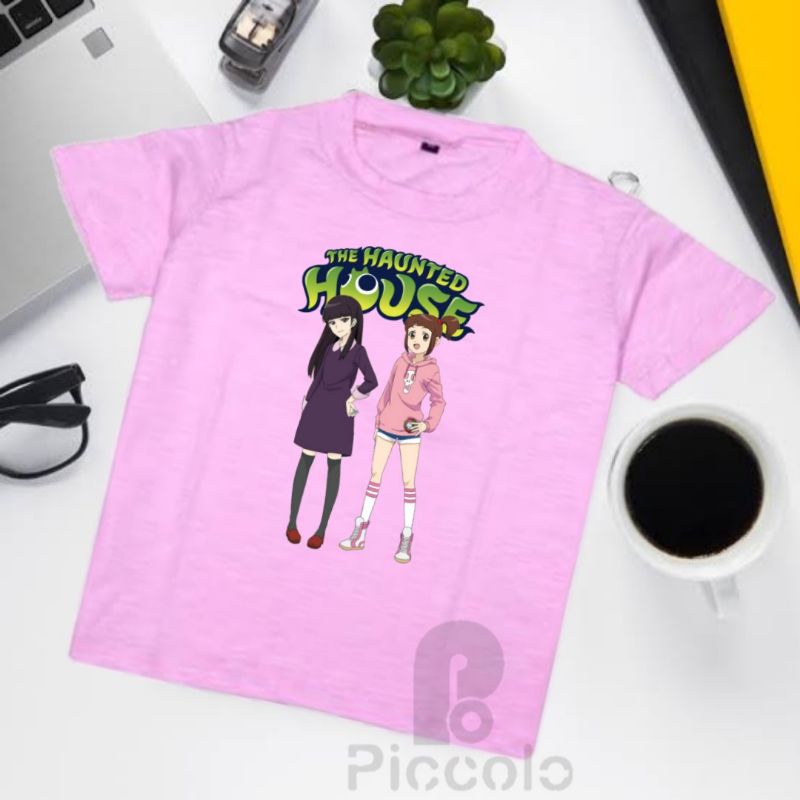 KAOS ANAK HARI KOO HARIKOO THE HAUNTED HOUSE SHINBI HOUSE ANIME LENGAN PENDEK