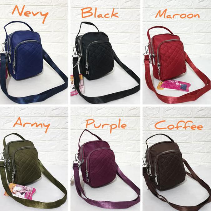 TAS CHIBAO BORDIR 2in1 Jinjing Dan Selempang 3Res Y332
