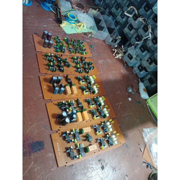 kit audio processor sub / fet H tinggal pasang ke box