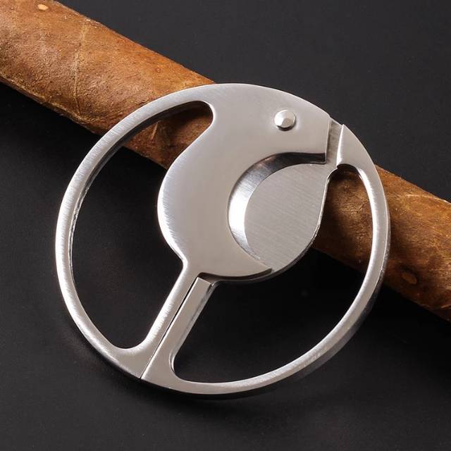 Cohiba Round Cigar Cutter Stainless Steel