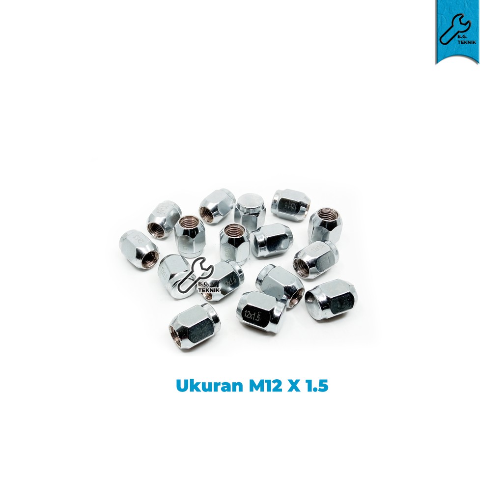 Mur Roda JAZZ Racing Fujita Lug Nut M12x1.5 isi 16PC