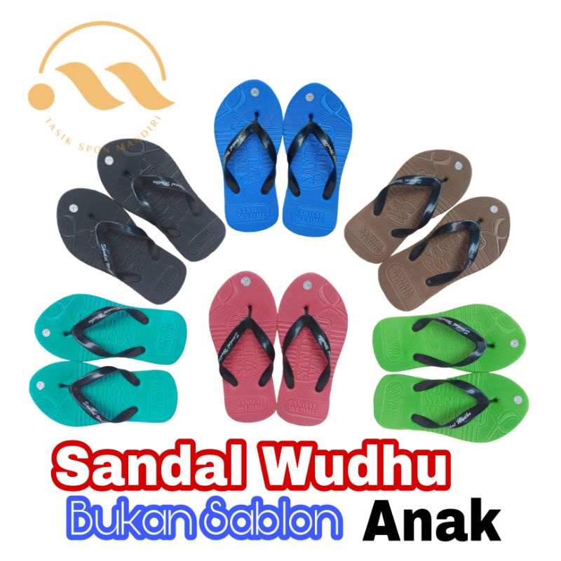 Sandal Wudhu / Sandal Wudhu ukir / Sandal Wudhu anak/ Sandal Masjid