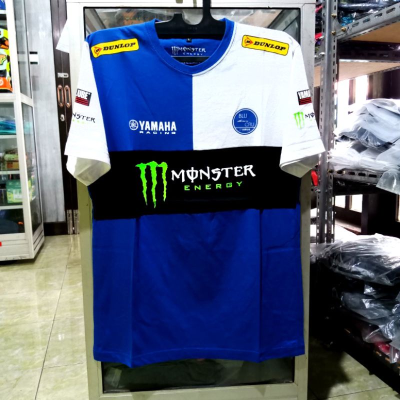 T-SHIRT YAMAHA MONSTER ENERGY KAOS MOTOR CROSS BAJU TRAIL RACING