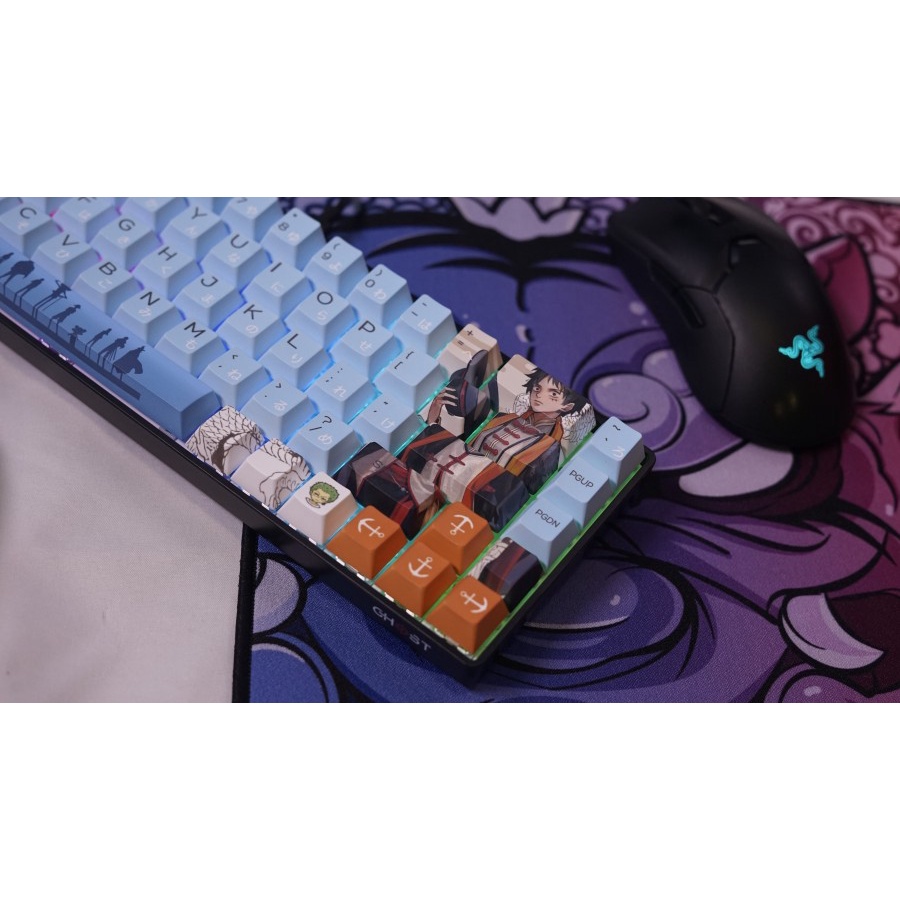 One Piece 129 Set Keycaps Cherry Profile