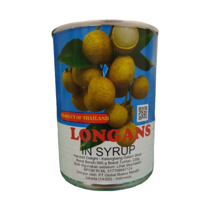 Longan in syrup | Buah kelengkeng Dalam Kaleng  565gr @ 1 ctn