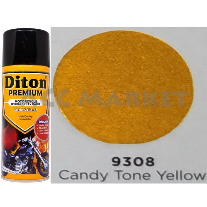 Pilox Diton Premium Pilok Pylox Kuning Candy Yellow 9308