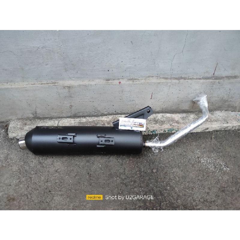 KNALPOT BEAT SCOOPY COPY CMS (LEHER STANDAR PATEN & SLIP ON) by zrc-4