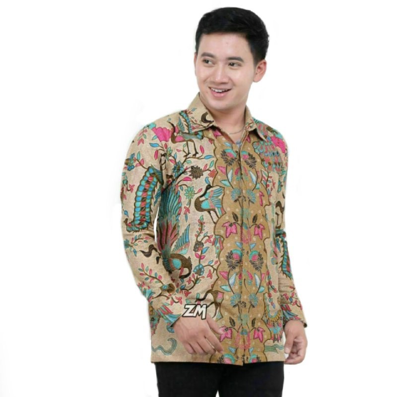 Kemeja Batik Pria Lengan Panjang Batik Official M L Xl Xxl Baha Store Mens Fashion