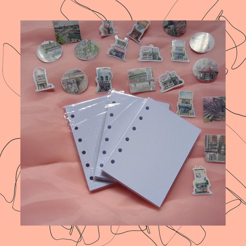 

Loose Leaf A7 - Kertas Refill Binder A7 (6 Lubang)