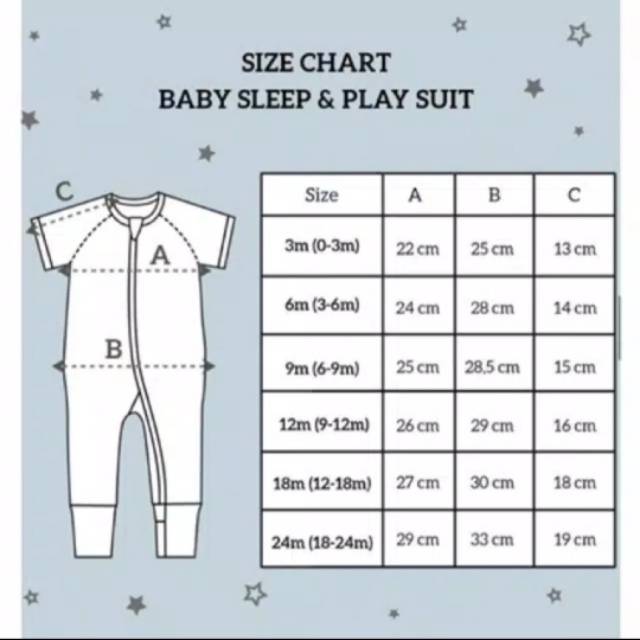 Little Palmerhaus baby Sleep &amp; Playsuit ( 3m, 6m, 9m )