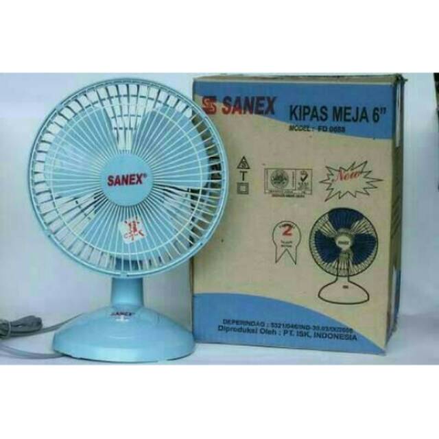 kipas angin meja  sanex 6 KIPAS kecil  KIPAS murah  