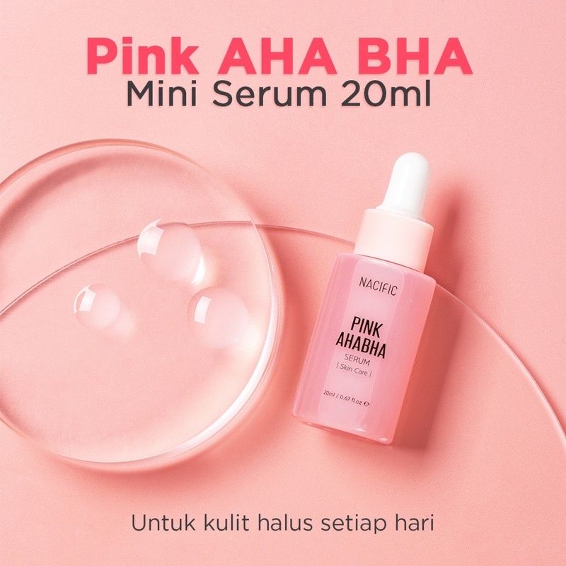 Nacific pink aha bha serum