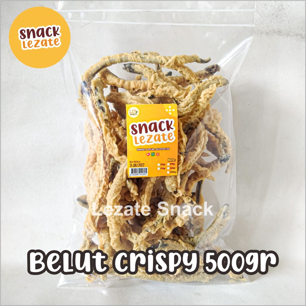 

Belut Crispy 500gr Kiloan Murah Enak Renyah / Kripik Belut Jogja 1/2 kg / Kripik Belut /Keripik Belut WAP SHOP