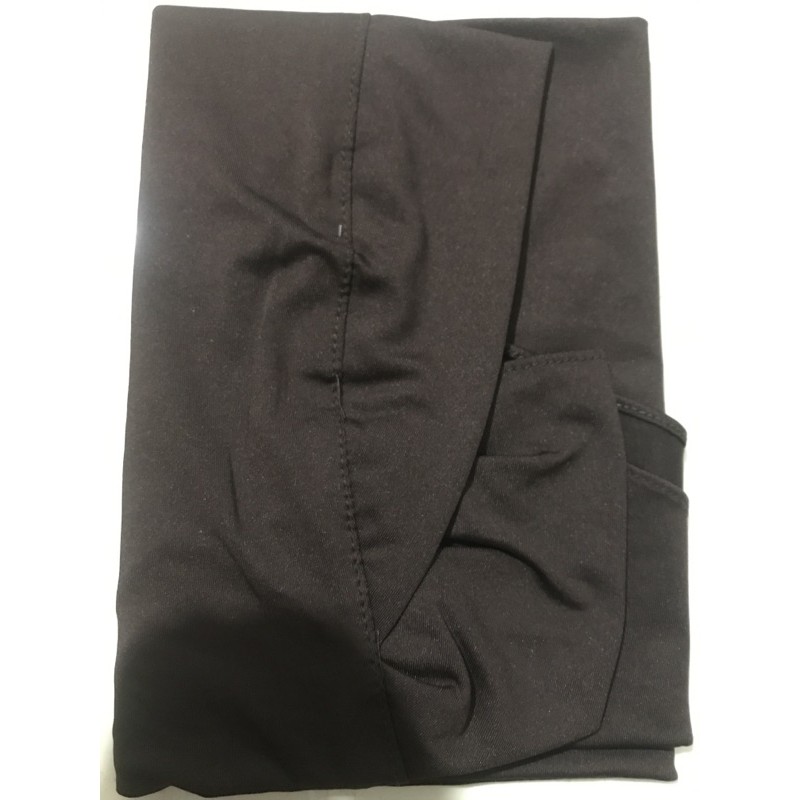 KERUDUNG MASKER SERIA NON PET/JILBAB MASKER NIQOB/BERGO HIJAB INSTAN JERSY-Coklat Kopi
