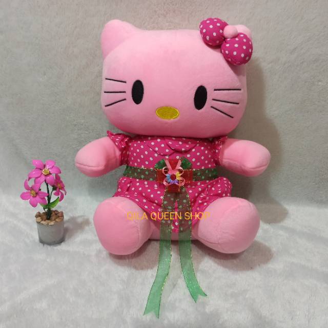 Boneka hello Kitty ikat pinggang XL GRATIS UKIR NAMA 50cm