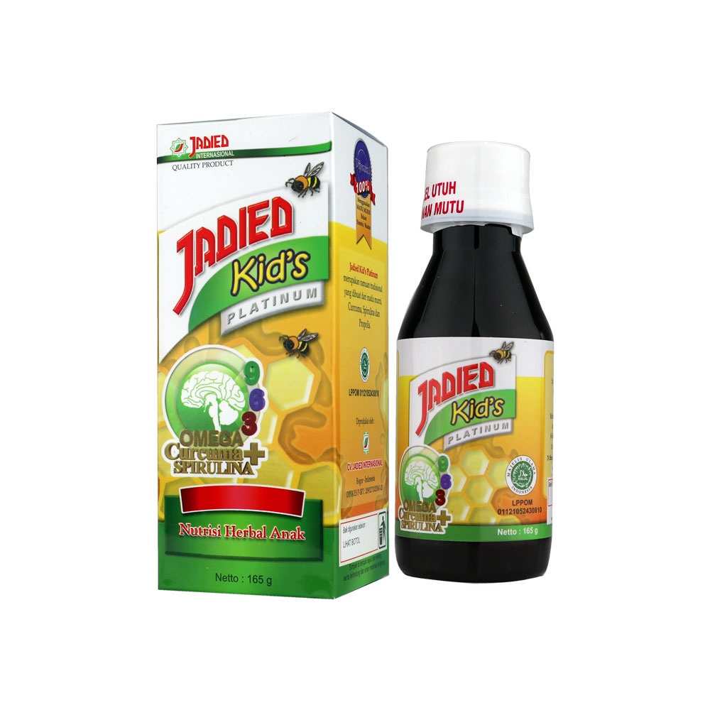 

Madu Jadied Anak Kids Platinum Obat Herbal Demam Batuk Nafsu Makan Stamina Alami Original 100%