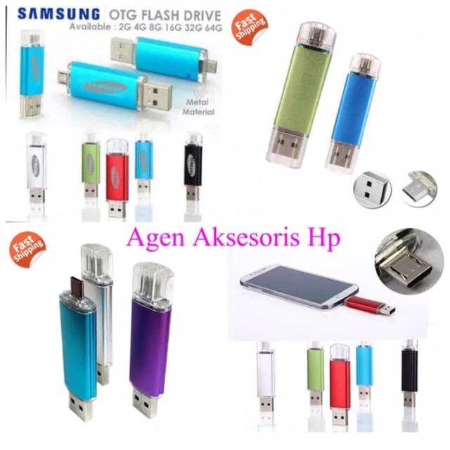 Flashdisk &amp; OTG Samsung 2GB REAL CAPACITY Flash Disk OTG Micro 2GB Flashdisk OTG 2GB GARANSI 5 TAHUN