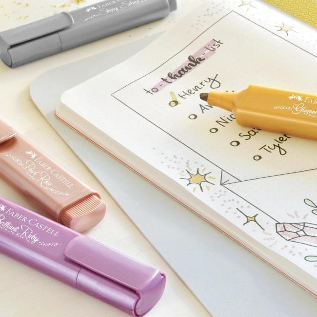 

℗ Faber-Castell Textliner 46 Metallic Glamorous Gold ♔